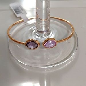 Rose Gold Plated 925 Silver Raquel Twist Bangle